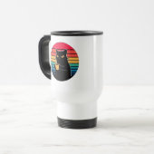 Grumpy Cat Kaffeetasse – Lustige Retro-Vintage-Mor (Vorderseite Links)