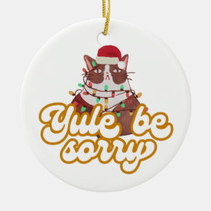 Grumpy Cat Keramik Ornament