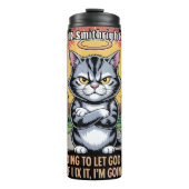 Grumpy Cat Ließ Gott reparieren Thermosbecher (Vorderseite)