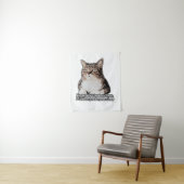 Grumpy Cat Meme für Katzenbesitzer und Kätzchenbes Wandteppich (Beispiel)