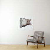 Grumpy Cat Meme für Katzenbesitzer und Kätzchenbes Wandteppich (Beispiel (Horizontal))