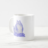 Grumpy Cat Meme für Katzenbesitzer und Kätzchenlie Kaffeetasse (Vorderseite Links)