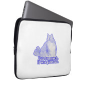 Grumpy Cat Meme für Katzenbesitzer und Kätzchenlie Laptopschutzhülle (Vorne Rechts)