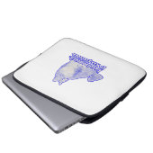 Grumpy Cat Meme für Katzenbesitzer und Kätzchenlie Laptopschutzhülle (Vorne Knopf)