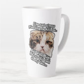 Grumpy Cat Meme für Katzenbesitzer und Kätzchenlie Milchtasse (Rechte Ecke)