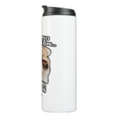 Grumpy Cat Meme für Katzenbesitzer und Kätzchenlie Thermosbecher (Nach rechts gedreht)