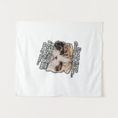 Grumpy Cat Meme für Katzenbesitzer und Kätzchenlie Wandteppich (Vorderseite (Horizontal))