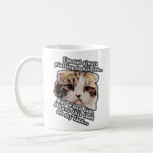 Grumpy Cat Meme für Katzenbesitzer und Katzenliebh Kaffeetasse