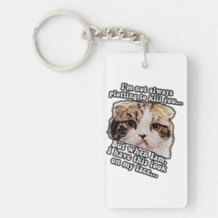 Grumpy Cat Meme für Katzenbesitzer und Katzenliebh Schlüsselanhänger