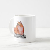 Grumpy Cat Meme für Katzenfreunde und Kittenliebha Kaffeetasse (Vorderseite Links)