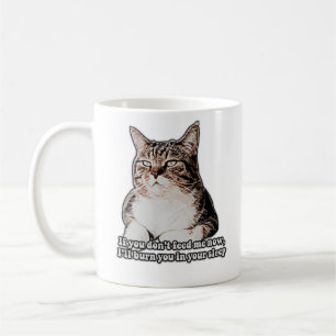 Grumpy Cat Meme für Katzenliebhaber und Katzenbesi Kaffeetasse
