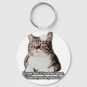 Grumpy Cat Meme für Katzenliebhaber und Katzenbesi Schlüsselanhänger