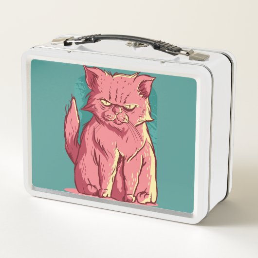 Grumpy Cat Metall Brotdose (Rückseite)