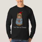 Grumpy Cat mit einem üppigen Weihnachtssüßer T-Shirt (Vorderseite)
