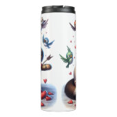 Grumpy Cat mit Voodoo Doll Thermosbecher (Rückseite)