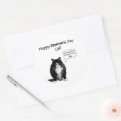 Grumpy Cat Mother's Day Round Stickers (Umschlag)