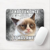 Grumpy Cat™ Mousepad - Ich hatte einmal Spaß. (Mit Mouse)
