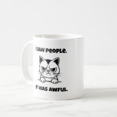 Grumpy Cat Mug – Anti-Social Funny Gift Kaffeetasse (Vorderseite Links)