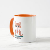 Grumpy Cat "NEED COFFEE" Mug | Cute Tabby Kitten Tasse (Vorderseite Links)