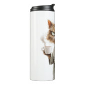 Grumpy Cat Needs Kaffee Thermosbecher (Nach links gedreht)