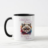 Grumpy Cat "Nickerchen Life" Funny Quote Design Tasse (Links)