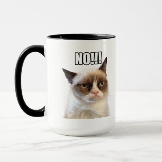 Grumpy Cat™ NO!! Tasse (Links)