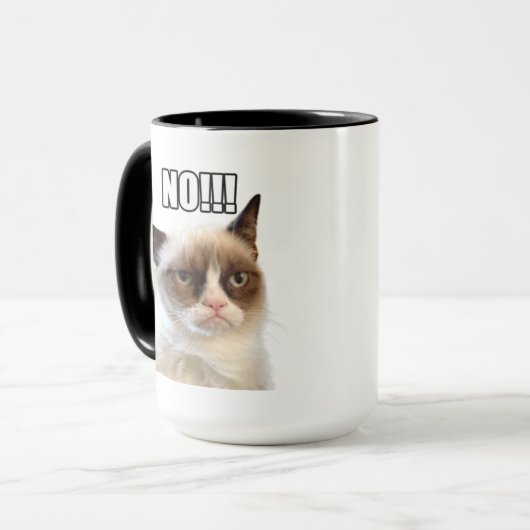 Grumpy Cat™ NO!! Tasse (Vorderseite Links)