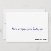 Grumpy Cat on Cake Karte (Rückseite)