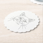 Grumpy Cat Paper Untersetzer (angewinkelt)