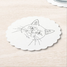Grumpy Cat Paper Untersetzer