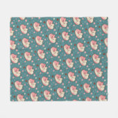 GRUMPY CAT PIXEL ART PATTERN DESIGN BABY BLANKET FLEECEDECKE (Vorderseite (Horizontal))