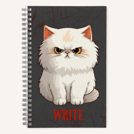 Grumpy Cat Pun Fun Write Journal Notizblock