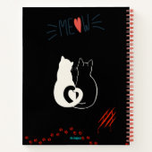 Grumpy Cat Puns Fun Tagebuch Notizblock (Rückseite)