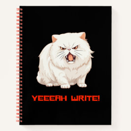 Grumpy Cat Puns Fun Tagebuch Notizblock