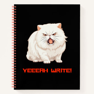 Grumpy Cat Puns Fun Tagebuch Notizblock