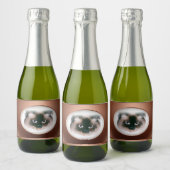 Grumpy Cat Schaumweinetikett (Flaschen)