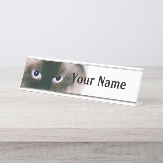 Grumpy Cat Schreibtischnamensplakette (Vorderseite )