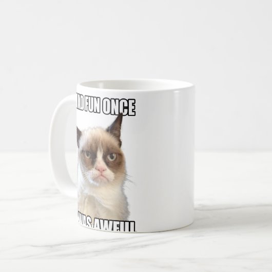 Grumpy Cat Tasse (Vorderseite Links)