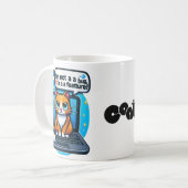 Grumpy Cat Tasse - Funny Cat Lover Geschenk (Vorderseite Links)