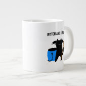 Grumpy Cat Teaches Climbing Collection Jumbo-Tasse (Vorderseite Rechts)