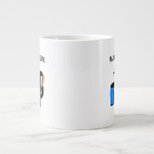 Grumpy Cat Teaches Climbing Collection Jumbo-Tasse (Vorderseite)