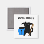 Grumpy Cat Teaches Climbing Collection Magnet (Vorderseite/Rückseite)