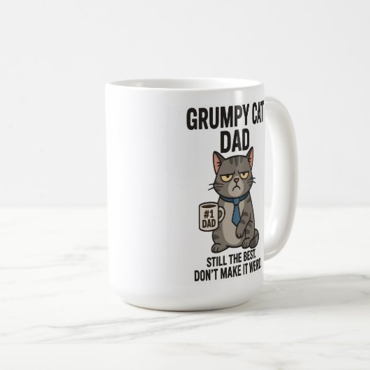 Grumpy Cat Vater - immer noch der beste Kaffeetasse (VorderseiteRechts)