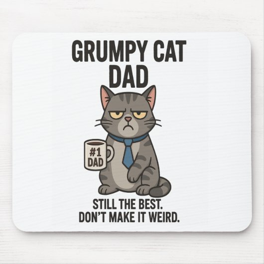 Grumpy Cat Vater - immer noch der beste Mousepad (Vorne)