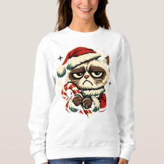 Grumpy Cat Weihnachtsstimmung Sweatshirt