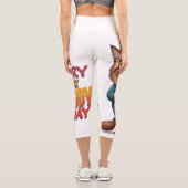 Grumpy Cat Weihnachtszeit Capri Leggings (Rückseite)