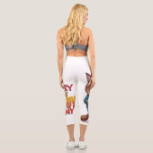 Grumpy Cat Weihnachtszeit Capri Leggings (Rückseite)