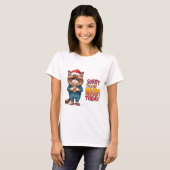Grumpy Cat Weihnachtszeit T-Shirt (Vorne ganz)