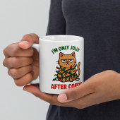 Grumpy Cat Weihnachtszeit-Tasse | Jolly After Coff Kaffeetasse