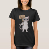 Grumpy Cat - Wird miauen für Futter T-Shirt (Vorderseite)